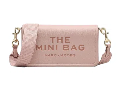Pre-owned Marc Jacobs Women's  The Leather Mini Crossbody Bag In Rose In Pink