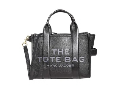 Pre-owned Marc Jacobs Women's  The Leather Small Tote Bag In Black