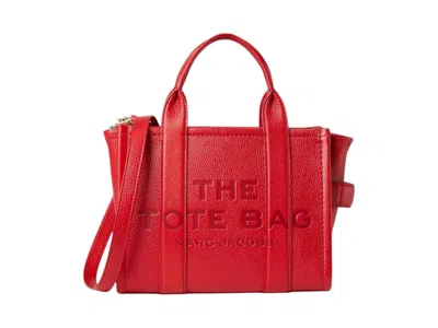 Pre-owned Marc Jacobs Women's  The Leather Small Tote Bag In True Red