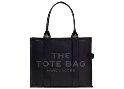 Pre-owned Marc Jacobs Women's  The Leather Tote Bag Large In Black