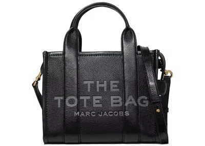 Pre-owned Marc Jacobs Women's  The Leather Tote Bag Small In Black