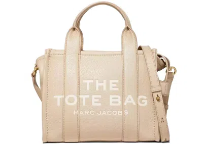 Pre-owned Marc Jacobs Women's  The Leather Tote Bag Small In Twine In Brown