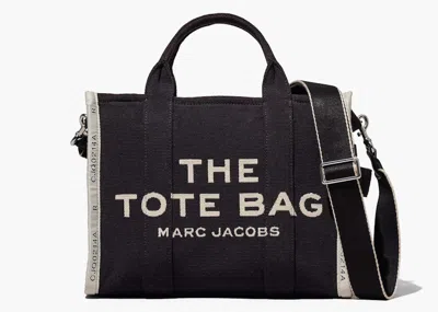 Pre-owned Marc Jacobs Women's  The Medium Jacquard Tote Bag In Black