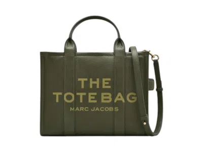Pre-owned Marc Jacobs Women's  The Medium Tote Bag In Forest In Green