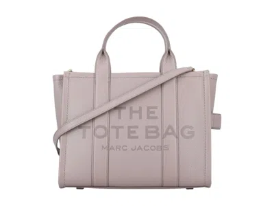 Pre-owned Marc Jacobs Women's  The Medium Tote Leather In Cement