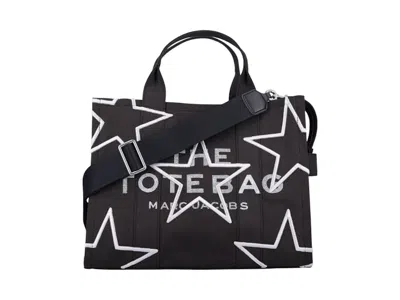 Pre-owned Marc Jacobs Women's  The Medium Tote Star In Black