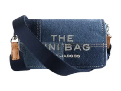 Pre-owned Marc Jacobs Women's  The Mini Denim The Items Slg Bag In Blue Denim