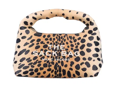 Pre-owned Marc Jacobs Women's  The Mini Sack Bag Cheetah In Black Cheetah
