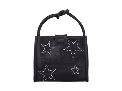 Pre-owned Marc Jacobs Women's  The Mini Tote Satin In Black