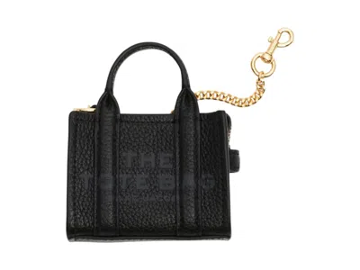 Pre-owned Marc Jacobs Women's  The Nano Tote Charm Bag In Black