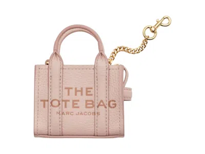 Pre-owned Marc Jacobs Women's  The Nano Tote Charm Bag In Rose In Pink