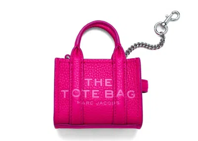 Pre-owned Marc Jacobs Women's  The Nano Tote Charm In Hot Pink