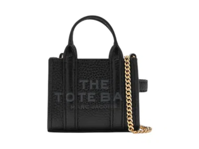 Pre-owned Marc Jacobs Women's  The Nano Tote Crossbody Bag In Black