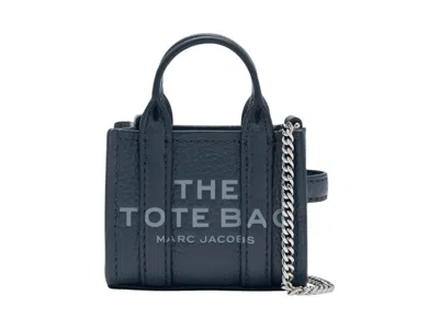 Pre-owned Marc Jacobs Women's  The Nano Tote Crossbody Bag In Blue Sea