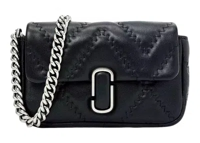 Pre-owned Marc Jacobs Women's  The Quilted Leather J Marc Mini Bag In Black