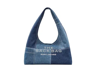 Pre-owned Marc Jacobs Women's  The Sack Denim Bag In Blue Denim