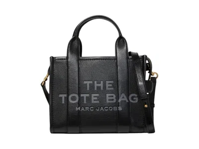 Pre-owned Marc Jacobs Women's  The Small Leather Tote Bag In Black