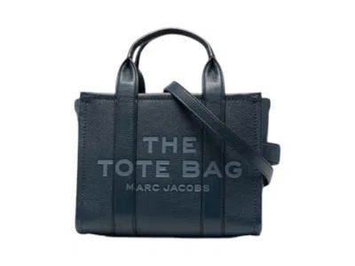 Pre-owned Marc Jacobs Women's  The Small Tote Bag In Blue Sea