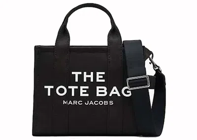 Pre-owned Marc Jacobs Women's  The Small Tote Canvas In Black