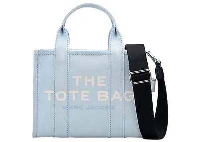 Pre-owned Marc Jacobs Women's  The Small Tote Canvas In Cloud Blue