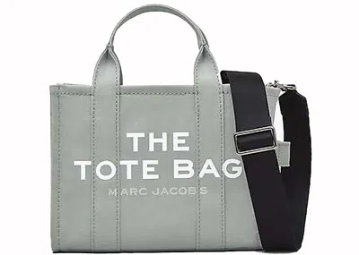 Pre-owned Marc Jacobs Women's  The Small Tote Canvas In Wolf Grey