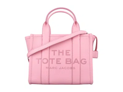 Pre-owned Marc Jacobs Women's  The Small Tote Leather In Ribbon Pink