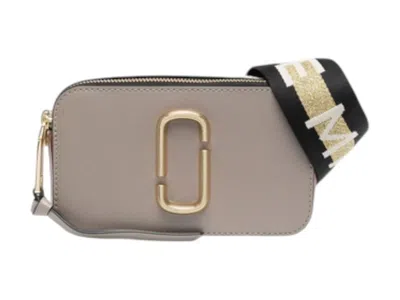 Pre-owned Marc Jacobs Women's  The Snapshot Bag In Cement Mul