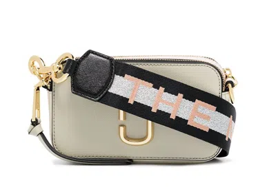Pre-owned Marc Jacobs Women's  The Snapshot Camera Bagmetallic In Beige/black/pink