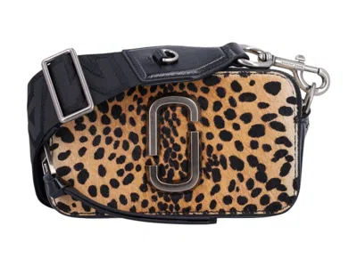 Pre-owned Marc Jacobs Women's  The Snapshot Cheetah In Black Cheetah