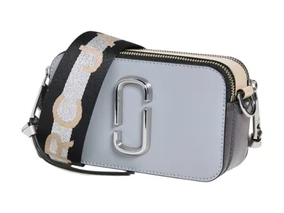 Pre-owned Marc Jacobs Women's  The Snapshot Crossbody Bag In Wolf Grey In Gray
