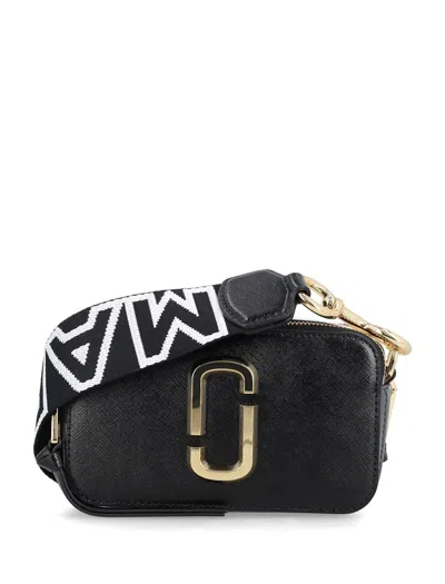 Pre-owned Marc Jacobs Women's  The Snapshot Crossbody Bagin Black