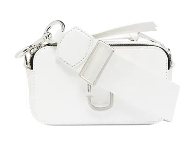 Pre-owned Marc Jacobs Women's  The Snapshot Dtm Bag In White