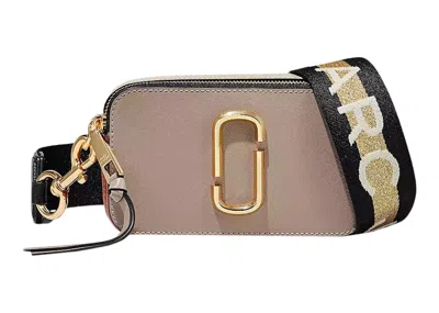 Pre-owned Marc Jacobs Women's  The Snapshot Goldtone In Cement