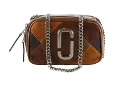 Pre-owned Marc Jacobs Women's  The Softshot Suede Patchwork Bag In Brown