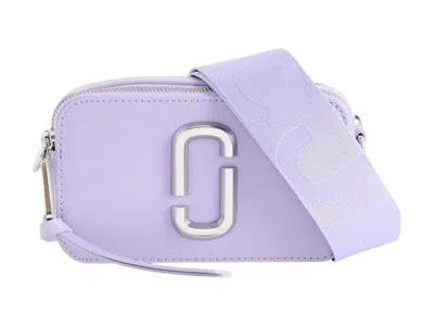 Pre-owned Marc Jacobs Women's  The Solid Snapshot Crossbody Bag In Lilac In Purple