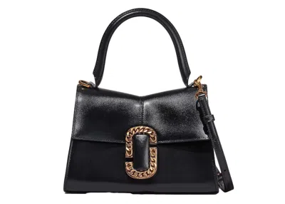 Pre-owned Marc Jacobs Women's  The St. Marc Small Top Handle In Black