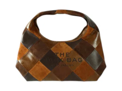 Pre-owned Marc Jacobs Women's  The Suede Patchwork Sack Bag In Brown