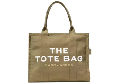 Pre-owned Marc Jacobs Women's  The Tote Bag Large In Slate Green