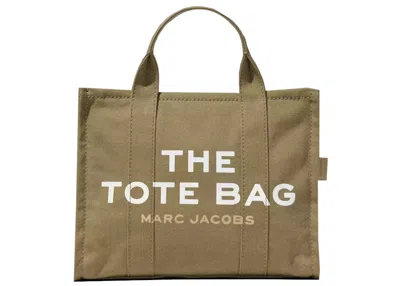 Pre-owned Marc Jacobs Women's  The Tote Bag Medium In Slate Green