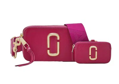 Pre-owned Marc Jacobs Women's  The Utility Snapshot In Lipstick Pink