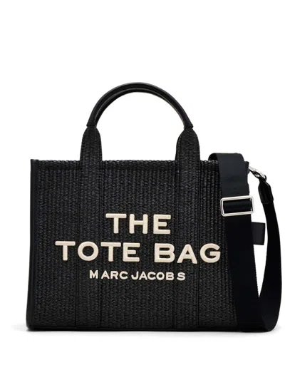 Pre-owned Marc Jacobs Women's  The Woven Tote Bag In Black