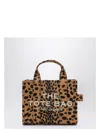 Marc Jacobs Medium Tote Bag With Cheetah Print In Black