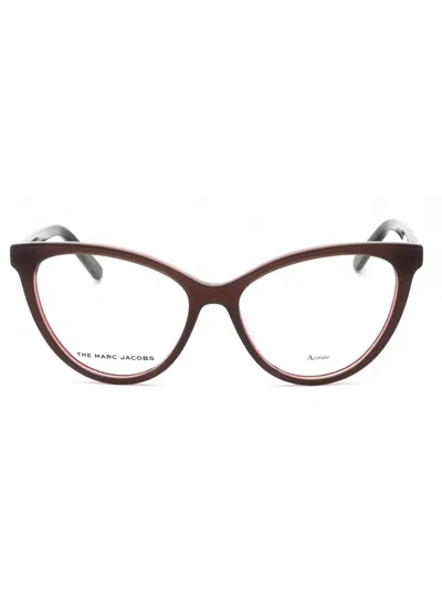 Marc Jacobs Women's Mini Cat Eye Eyeglasses In Burgundy