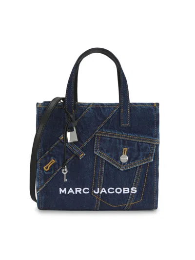 Marc Jacobs Women's Mini Grind Denim Tote Bag In Blue