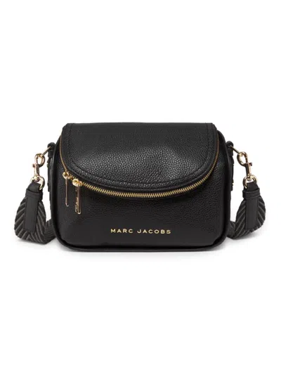 Marc Jacobs Women's Mini Leather Crossbody Messenger Bag In Black