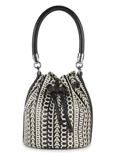 Marc Jacobs Women's Mini The Bucket Logo-print Leather Bucket Bag In Multi