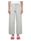 Marc Jacobs Women Monogram Denim Jeans In Blue