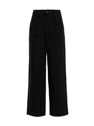 Marc Jacobs Women 'monogram' Jeans In Black