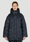 Marc Jacobs Monogram Quilted Puffer Coat In Black