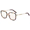 Marc Jacobs Square Full-rim Eyeglasses In Brown